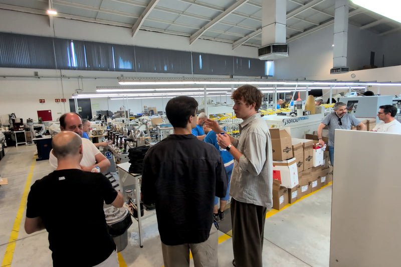 Sizeless in einer Fabrik in Portugal