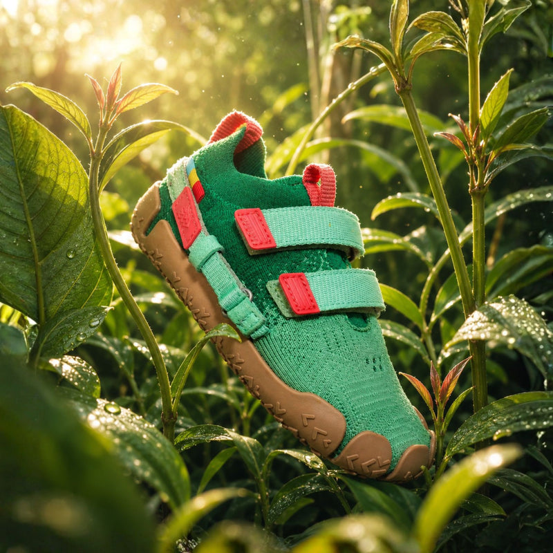 Sizeless Sprout mitwachsender Kinderschuh inspiriert von Natur und Wachstum